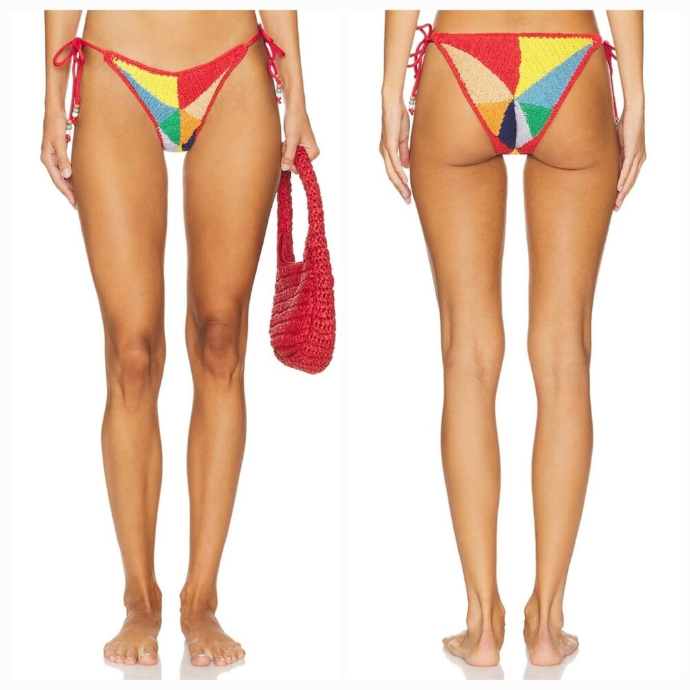 It's Now Cool Crochet Tie Bikini Bottom in Nirvana
